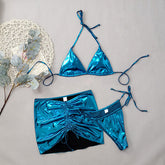 Silver Lining Bikini und Wickelrock